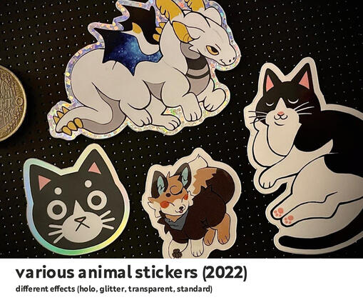 animal stickers (2022)